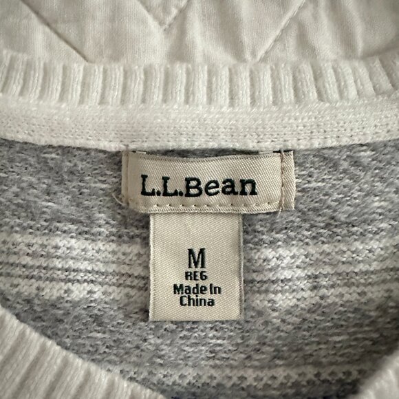 L.L. Bean Nordic Fair Isle Cashmere Blend Cardigan Button Down Sweater - Picture 3 of 11